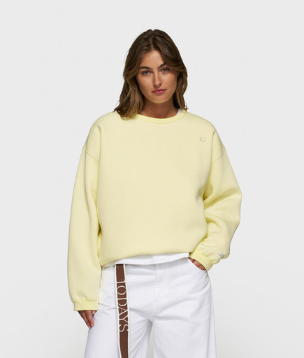 [20-808-5203] 10 days sweater pastel yellow