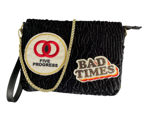 [5P-02-119-fur- black] 5 Progress pochette eco persian black
