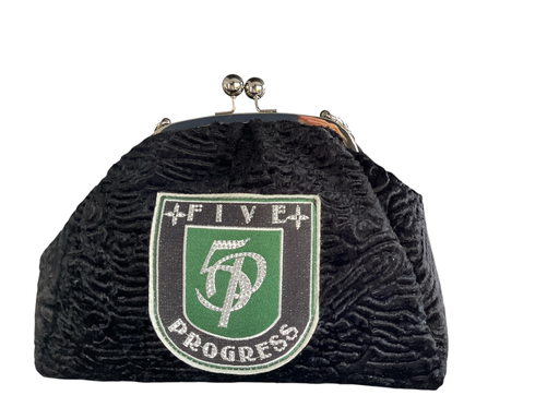 [5P-02-115-fur-black] 5 Progress Pasticcino grande persian black