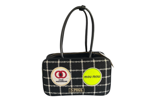 [5P-02-106-chk-bk+wht] 5 Progress boulette grande black&white