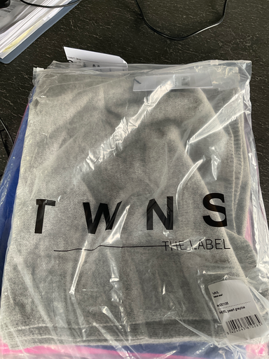[SC20105 H05L] Twns Vail écharpe pearl grey
