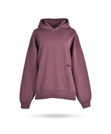 [Owen/j826] Icon Denim Hoodie cherry