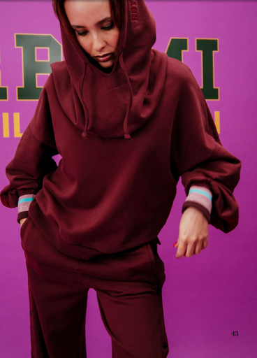 [Sweat panthère bordeaux] RbyMi sweat bordeaux