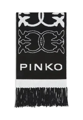 [105992 A2YO/ZZ2] Pinko svezia sciarpa black/white