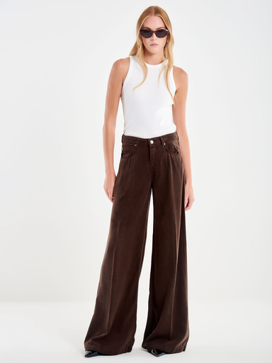 [DF5145] Vicolo pantalone Madison marrone