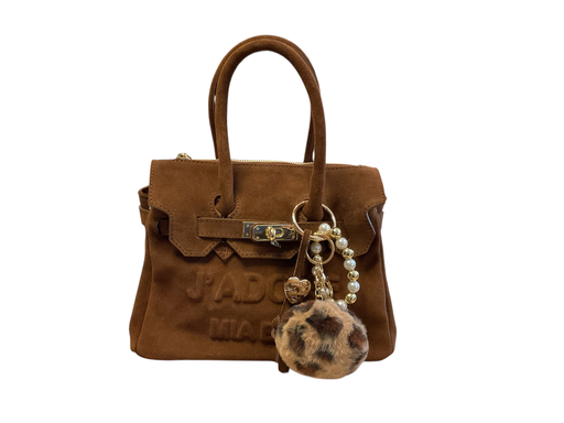 [Mia Bag mini cappuccino suede] Mia Bag mini cioccolato suede