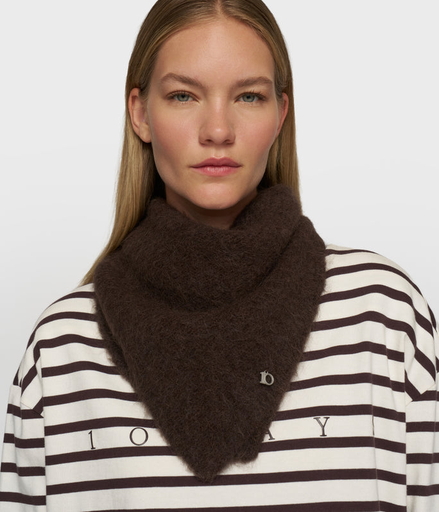 [20-902-5204] 10 Days knit bandana deep wine