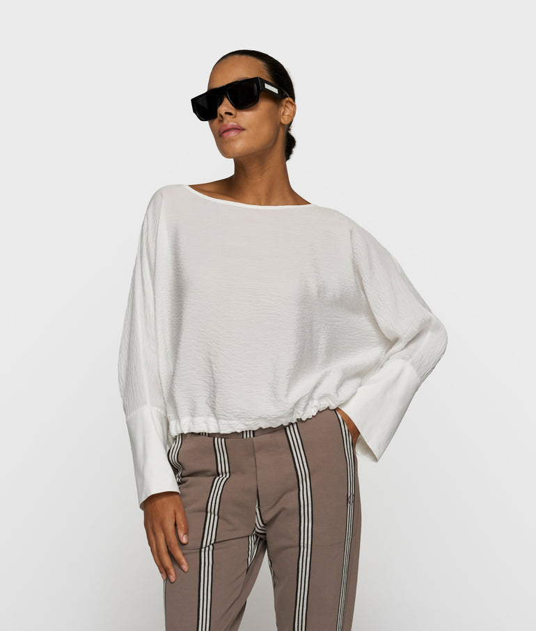 10 Days batwing top ecru
